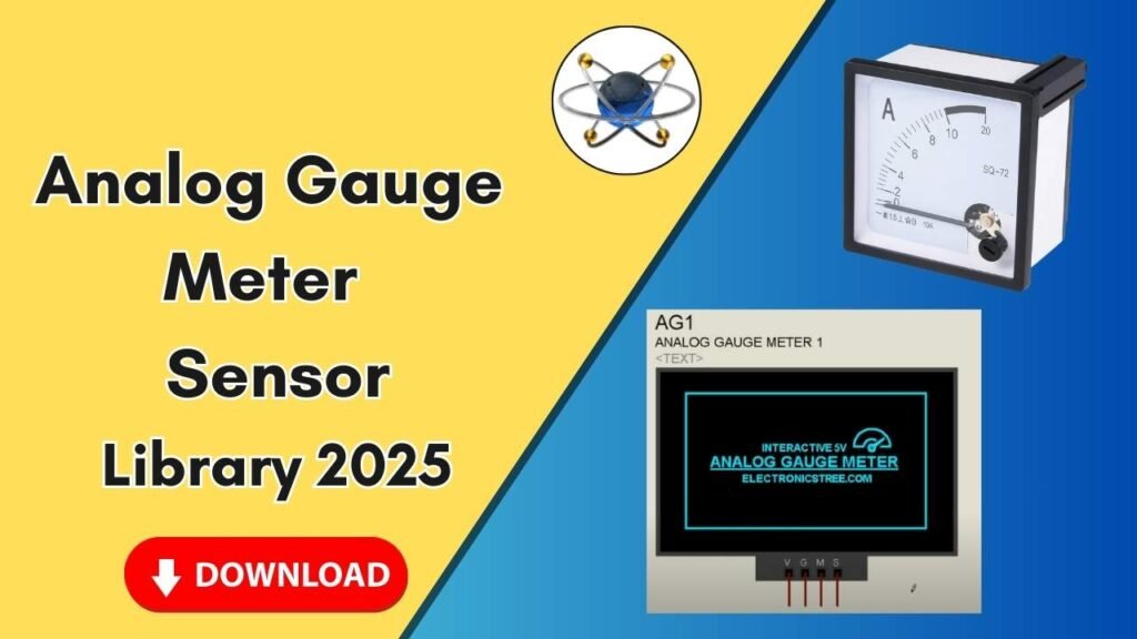Download and Install the Analog Gauge Meter Library for Proteus Software for Simulation
