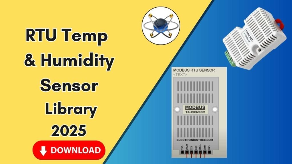 Download and Install the Modbus RTU Temperature & Humidity Sensor Library for Proteus Simulation