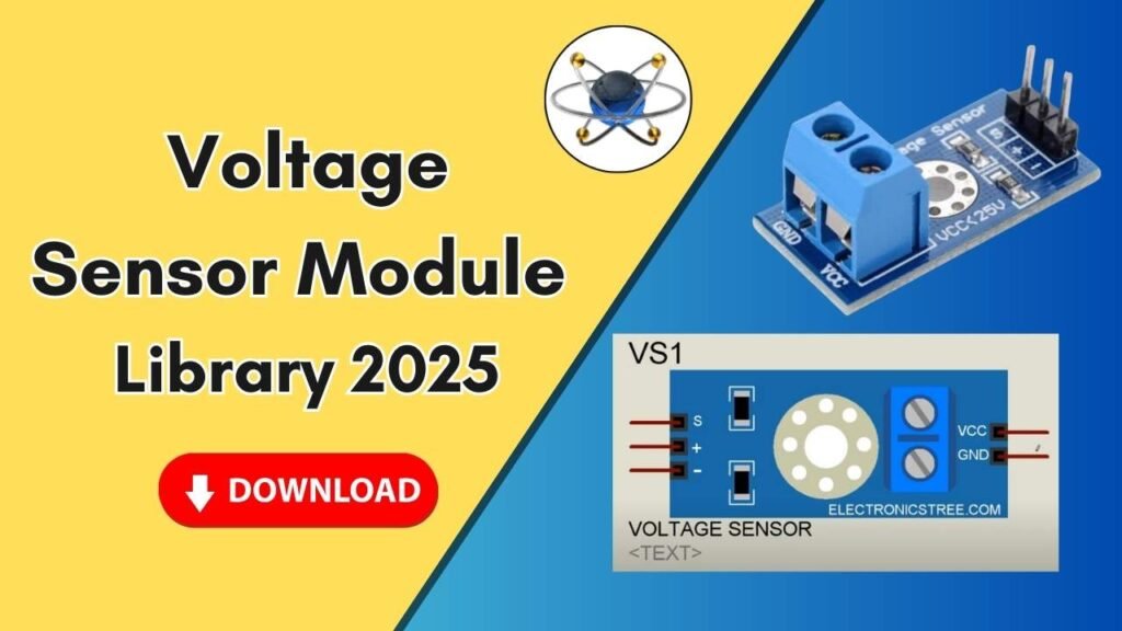 Download and Install the Voltage Sensor Module Library for Proteus Software for Simulation
