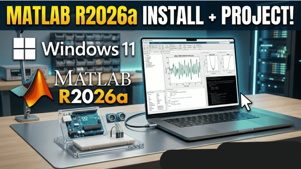 How to Install MATLAB R2026a on Windows 11 + Real-Time Arduino Sensor Monitoring Project
